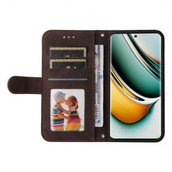 Lacné Kryty | Knižkové puzdro Skin Feel case hnedé – Realme 11 Pro / 11 Pro+ | Lacné Kryty