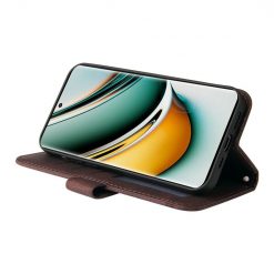 Lacné Kryty | Knižkové puzdro Skin Feel case hnedé – Realme 11 Pro / 11 Pro+ | Lacné Kryty