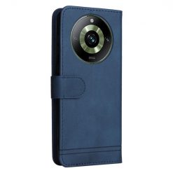 Lacné Kryty | Knižkové puzdro Skin Feel case modré – Realme 11 Pro / 11 Pro+ | Lacné Kryty