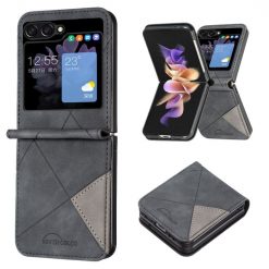 Kryt Rhombus čierny – Samsung Galaxy Z Flip 5 | Lacné Kryty Lacné Kryty | Kryt Rhombus čierny – Samsung Galaxy Z Flip 5 | Lacné Kryty