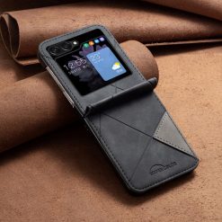 Kryt Rhombus čierny – Samsung Galaxy Z Flip 5 | Lacné Kryty Lacné Kryty | Kryt Rhombus čierny – Samsung Galaxy Z Flip 5 | Lacné Kryty
