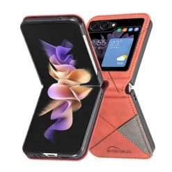 Kryt Rhombus hnedý – Samsung Galaxy Z Flip 5 | Lacné Kryty Lacné Kryty | Kryt Rhombus hnedý – Samsung Galaxy Z Flip 5 | Lacné Kryty