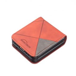 Kryt Rhombus hnedý – Samsung Galaxy Z Flip 5 | Lacné Kryty Lacné Kryty | Kryt Rhombus hnedý – Samsung Galaxy Z Flip 5 | Lacné Kryty