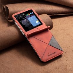 Kryt Rhombus hnedý – Samsung Galaxy Z Flip 5 | Lacné Kryty Lacné Kryty | Kryt Rhombus hnedý – Samsung Galaxy Z Flip 5 | Lacné Kryty