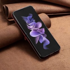 Kryt Rhombus hnedý – Samsung Galaxy Z Flip 5 | Lacné Kryty Lacné Kryty | Kryt Rhombus hnedý – Samsung Galaxy Z Flip 5 | Lacné Kryty