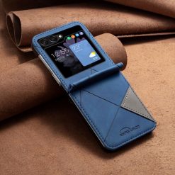 Lacné Kryty | Kryt Rhombus modrý – Samsung Galaxy Z Flip 5 | Lacné Kryty