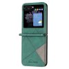Kryt Rhombus hnedý – Samsung Galaxy Z Flip 5 | Lacné Kryty Lacné Kryty | Kryt Rhombus hnedý – Samsung Galaxy Z Flip 5 | Lacné Kryty