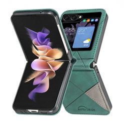 Kryt Rhombus zelený – Samsung Galaxy Z Flip 5 | Lacné Kryty Lacné Kryty | Kryt Rhombus zelený – Samsung Galaxy Z Flip 5 | Lacné Kryty