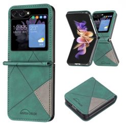 Kryt Rhombus zelený – Samsung Galaxy Z Flip 5 | Lacné Kryty Lacné Kryty | Kryt Rhombus zelený – Samsung Galaxy Z Flip 5 | Lacné Kryty