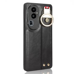Lacné Kryty | Kryt Wristband Case čierny – Oppo Reno10 5G (Reno 10 5G) | Lacné Kryty
