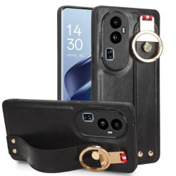 Lacné Kryty | Kryt Wristband Case čierny – Oppo Reno10 5G (Reno 10 5G) | Lacné Kryty
