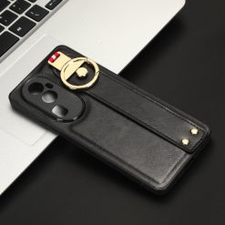 Lacné Kryty | Kryt Wristband Case čierny – Oppo Reno10 Pro 5G (Reno 10 Pro 5G) | Lacné Kryty