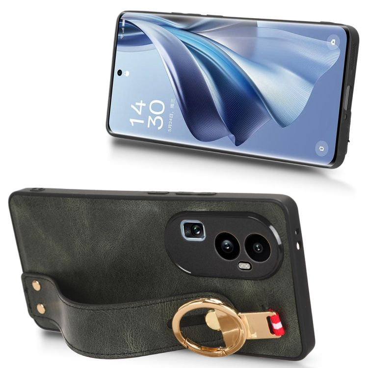 Kryt Wristband Case zelený – Oppo Reno10 5G (Reno 10 5G) | Lacné Kryty Lacné Kryty | Kryt Wristband Case zelený – Oppo Reno10 5G (Reno 10 5G) | Lacné Kryty
