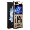 Lacné Kryty | Odolný Kryt Ring Armor case zelený – Samsung Galaxy Z Flip 5 | Lacné Kryty