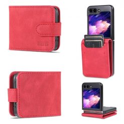 Lacné Kryty | Peňaženkové puzdro AZNS Dream červené – Samsung Galaxy Z Flip 5 | Lacné Kryty