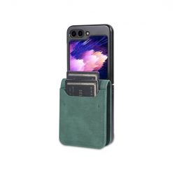 Lacné Kryty | Peňaženkové puzdro AZNS Dream zelené – Samsung Galaxy Z Flip 5 | Lacné Kryty