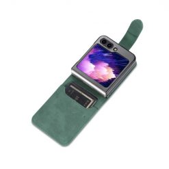 Lacné Kryty | Peňaženkové puzdro AZNS Dream zelené – Samsung Galaxy Z Flip 5 | Lacné Kryty