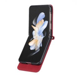 Lacné Kryty | Peňaženkové puzdro Dierfeng Dream červené – Samsung Galaxy Z Flip 5 | Lacné Kryty