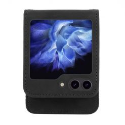 Lacné Kryty | Peňaženkové puzdro Dierfeng Dream čierne – Samsung Galaxy Z Flip 5 | Lacné Kryty