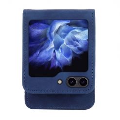 Lacné Kryty | Peňaženkové puzdro Dierfeng Dream modré – Samsung Galaxy Z Flip 5 | Lacné Kryty