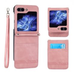 Peňaženkové puzdro Dierfeng Dream ružové – Samsung Galaxy Z Flip 5 | Lacné Kryty Lacné Kryty | Peňaženkové puzdro Dierfeng Dream ružové – Samsung Galaxy Z Flip 5 | Lacné Kryty