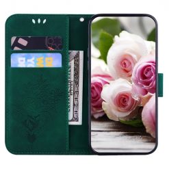 Peňaženkové puzdro Embossing Pattern Kytica zelené – Infinix Hot 20i | Lacné Kryty Lacné Kryty | Peňaženkové puzdro Embossing Pattern Kytica zelené – Infinix Hot 20i | Lacné Kryty