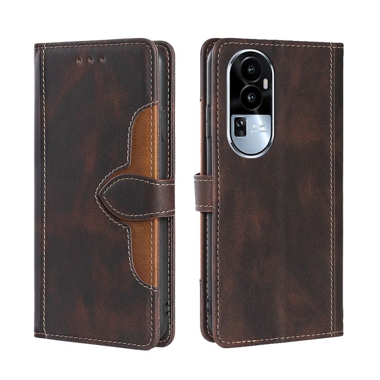 Peňaženkové puzdro Ornate case hnedé – Oppo Reno10 5G (Reno 10 5G) | Lacné Kryty Lacné Kryty | Peňaženkové puzdro Ornate case hnedé – Oppo Reno10 5G (Reno 10 5G) | Lacné Kryty