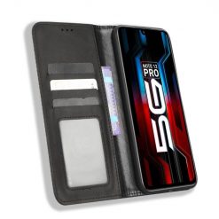 Lacné Kryty | Peňaženkové puzdro Retro Leather čierne – Infinix Note 12 Pro 5G | Lacné Kryty