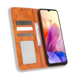 Peňaženkové puzdro Retro Leather hnedé – Oscal C80 | Lacné Kryty Lacné Kryty | Peňaženkové puzdro Retro Leather hnedé – Oscal C80 | Lacné Kryty