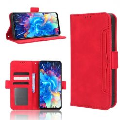 Lacné Kryty | Peňaženkové puzdro Slots case červené – Infinix Hot 20 5G | Lacné Kryty