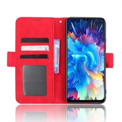 Lacné Kryty | Peňaženkové puzdro Slots case červené – Infinix Hot 20 5G | Lacné Kryty