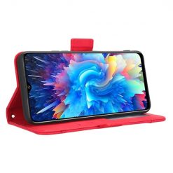 Lacné Kryty | Peňaženkové puzdro Slots case červené – Infinix Hot 20 5G | Lacné Kryty