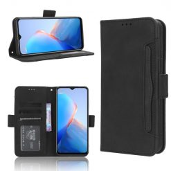 Lacné Kryty | Peňaženkové puzdro Slots case čierne – Infinix Smart 7 HD | Lacné Kryty