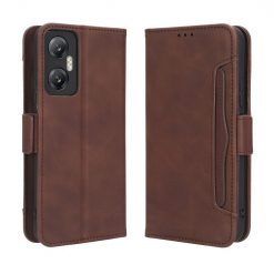 Lacné Kryty | Peňaženkové puzdro Slots case hnedé – Infinix Hot 20 5G | Lacné Kryty