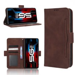 Lacné Kryty | Peňaženkové puzdro Slots case hnedé – Infinix Note 12 Pro 5G | Lacné Kryty
