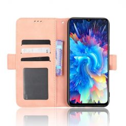 Lacné Kryty | Peňaženkové puzdro Slots case ružové – Infinix Hot 20 5G | Lacné Kryty