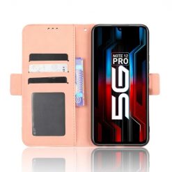 Peňaženkové puzdro Slots case ružové – Infinix Note 12 Pro 5G | Lacné Kryty Lacné Kryty | Peňaženkové puzdro Slots case ružové – Infinix Note 12 Pro 5G | Lacné Kryty