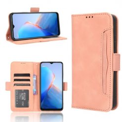Lacné Kryty | Peňaženkové puzdro Slots case ružové – Infinix Smart 7 HD | Lacné Kryty