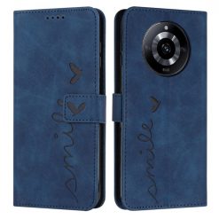 Peňaženkové puzdro Smile case modré – Realme 11 Pro / 11 Pro+ | Lacné Kryty Lacné Kryty | Peňaženkové puzdro Smile case modré – Realme 11 Pro / 11 Pro+ | Lacné Kryty