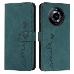 Peňaženkové puzdro Smile case zelené – Realme 11 Pro / 11 Pro+ | Lacné Kryty Lacné Kryty | Peňaženkové puzdro Smile case zelené – Realme 11 Pro / 11 Pro+ | Lacné Kryty