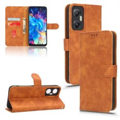 Lacné Kryty | Peňaženkové puzdro Solid hnedé – Infinix Hot 20 5G | Lacné Kryty