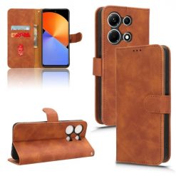 Lacné Kryty | Peňaženkové puzdro Solid hnedé – Infinix Note 30 | Lacné Kryty
