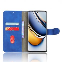 Lacné Kryty | Peňaženkové puzdro Solid modré – Realme 11 Pro / 11 Pro+ | Lacné Kryty