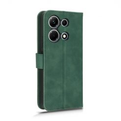 Lacné Kryty | Peňaženkové puzdro Solid zelené – Infinix Note 30 | Lacné Kryty