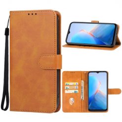Lacné Kryty | Peňaženkové puzdro Splendid case hnedé – Infinix Smart 7 HD | Lacné Kryty