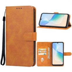 Lacné Kryty | Peňaženkové puzdro Splendid case hnedé – Oscal C30 / C30 Pro | Lacné Kryty
