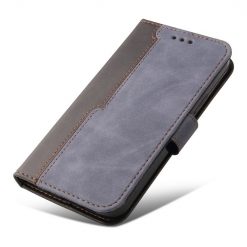 Peňaženkové puzdro Stitching čierno-sivé – Infinix Smart 6 | Lacné Kryty Lacné Kryty | Peňaženkové puzdro Stitching čierno-sivé – Infinix Smart 6 | Lacné Kryty