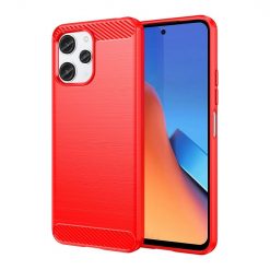 Zadný kryt Carbon červený – Xiaomi Redmi 12