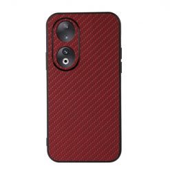 Lacné Kryty | Zadný Kryt Carbon Fiber červený – Honor 90 | Lacné Kryty