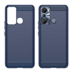 Lacné Kryty | Zadný Kryt Carbon modrý – Infinix Hot 20i | Lacné Kryty